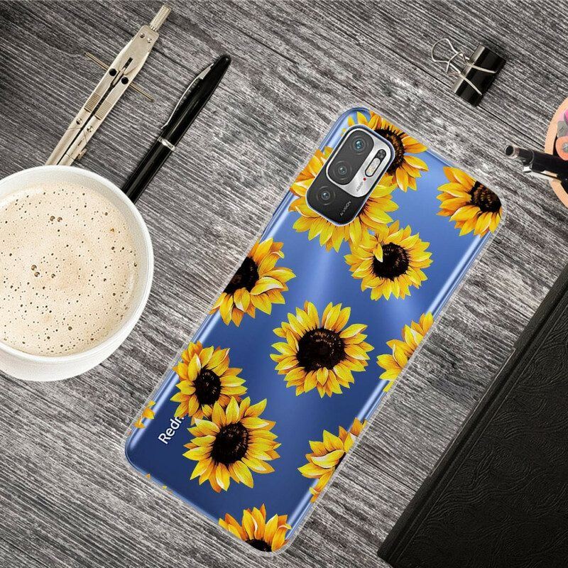 Handyhülle Für Xiaomi Redmi Note 10 5G Sonnenblumen