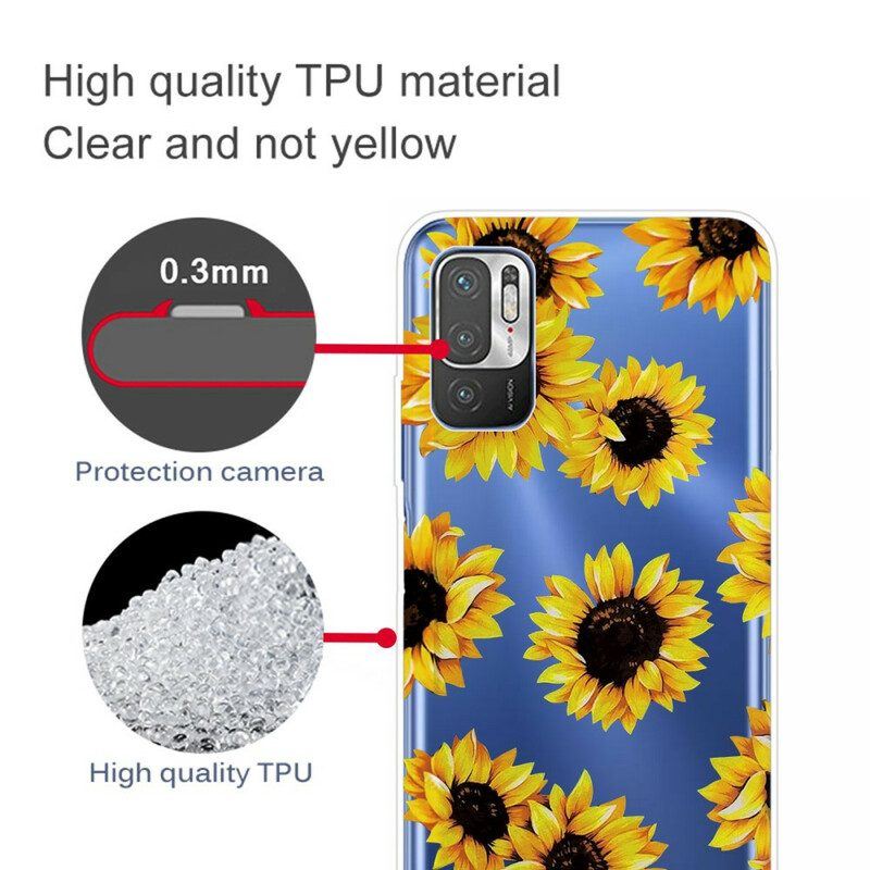 Handyhülle Für Xiaomi Redmi Note 10 5G Sonnenblumen