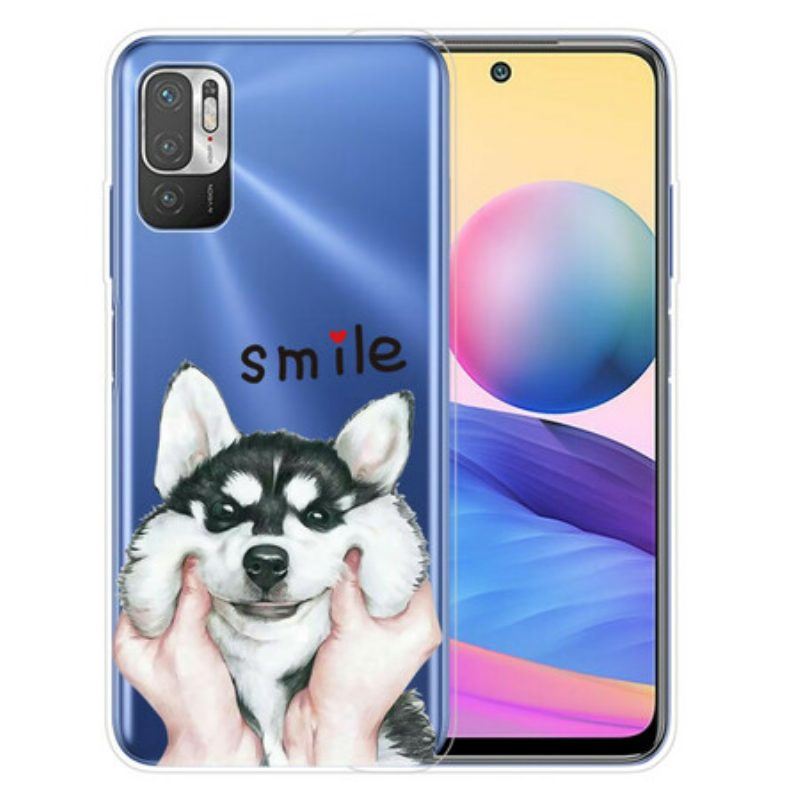 Hülle Für Xiaomi Redmi Note 10 5G Lächle Hund