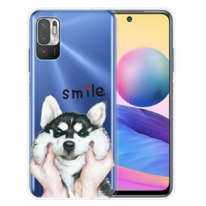 Hülle Für Xiaomi Redmi Note 10 5G Lächle Hund