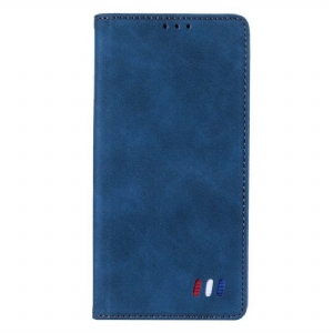 Schutzhülle Für Xiaomi Redmi Note 10 5G Flip Case Dreifarbiger Lederstil