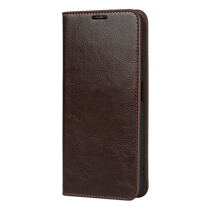 Schutzhülle Für Xiaomi Redmi Note 10 5G Flip Case Echtes Leder