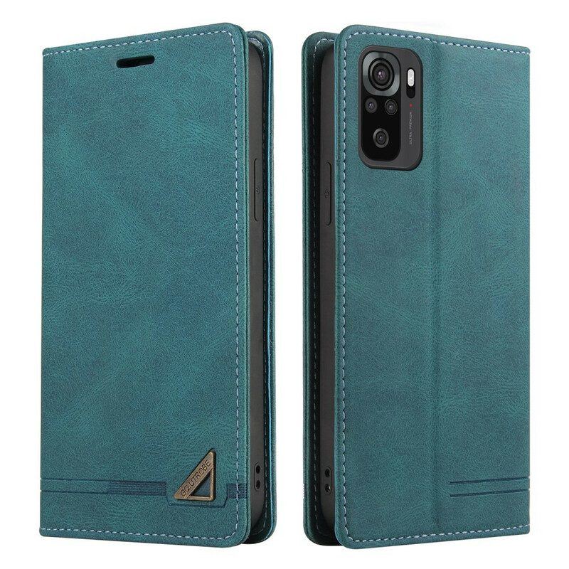 Schutzhülle Für Xiaomi Redmi Note 10 5G Flip Case Kunstleder Gq.utrobe