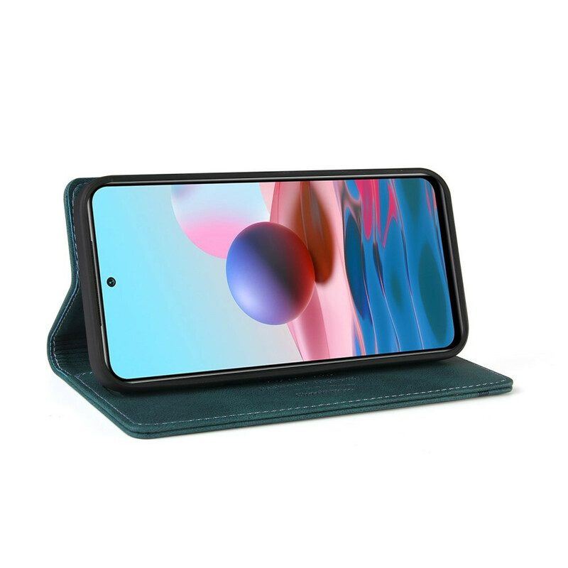 Schutzhülle Für Xiaomi Redmi Note 10 5G Flip Case Kunstleder Gq.utrobe