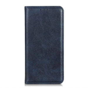 Schutzhülle Für Xiaomi Redmi Note 10 5G Flip Case Litschi-spaltleder-textur