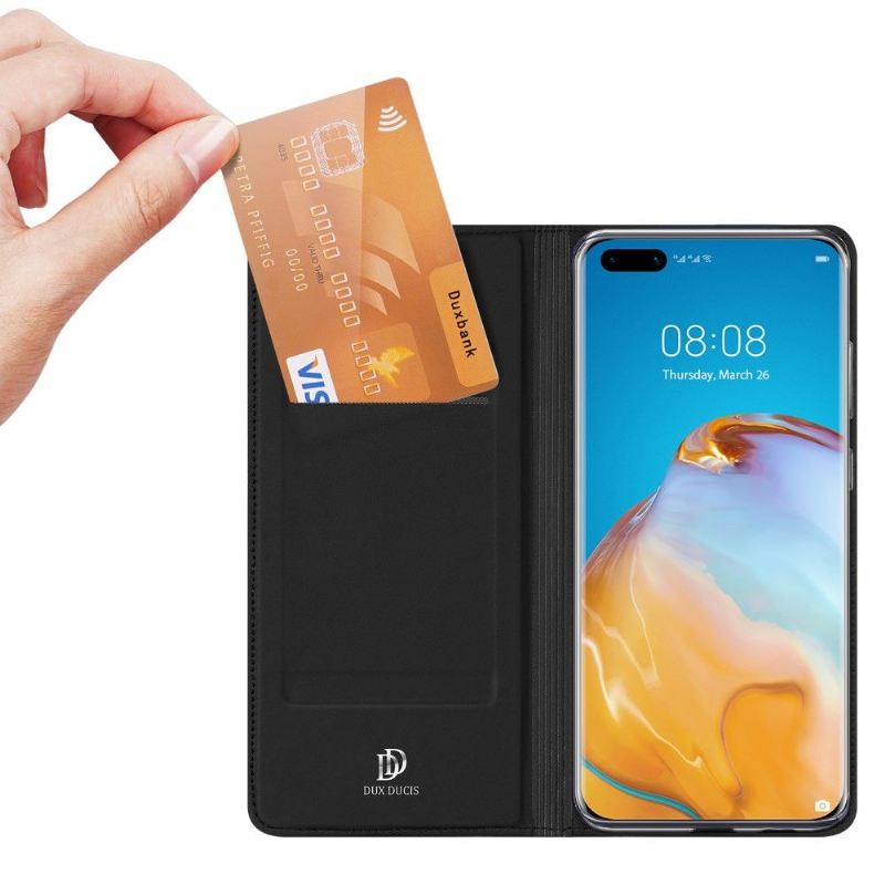 Flip Case Für Huawei P40 Pro Satinierte Beschichtung