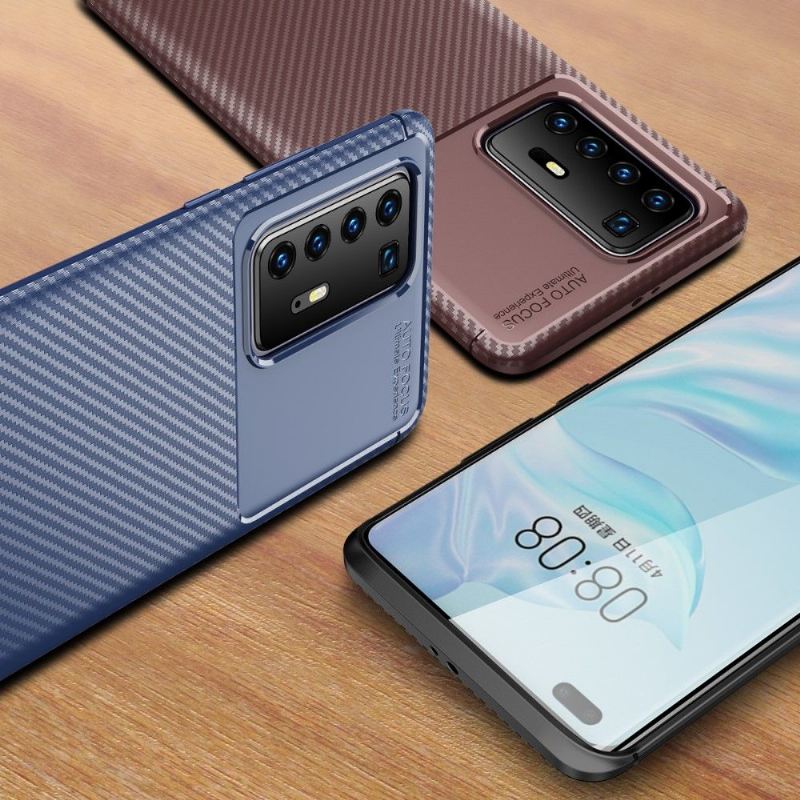 Handyhülle Für Huawei P40 Pro Karbon Edel