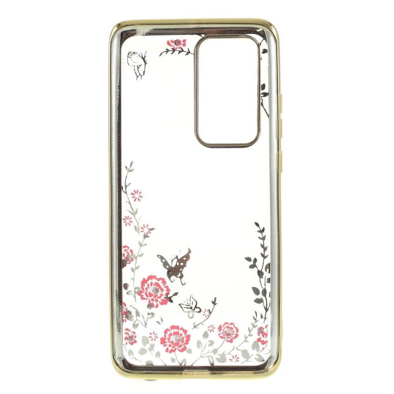 Hülle Für Huawei P40 Pro Blumenfrühling Transparent