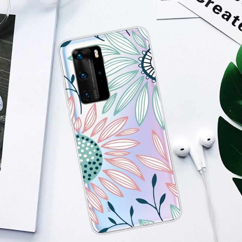 Hülle Für Huawei P40 Pro Gänseblümchen-blumen