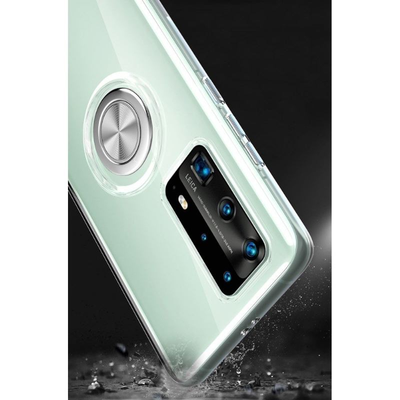 Hülle Für Huawei P40 Pro Mit Durchsichtigem Magnetring