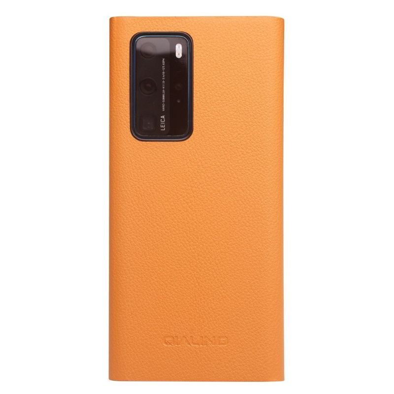 Lederhüllen Für Huawei P40 Pro Anti-Sturz Flip Case Lederfenster