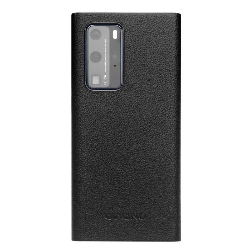 Lederhüllen Für Huawei P40 Pro Anti-Sturz Flip Case Lederfenster