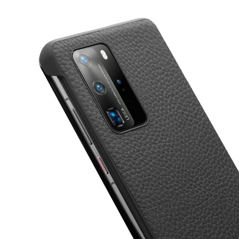 Lederhüllen Für Huawei P40 Pro Flip Case Lederfenster