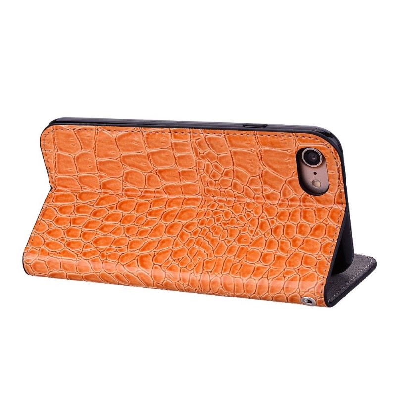 Case Für iPhone 7 / 8 / SE (2020) Luxuriöser Croc-effekt