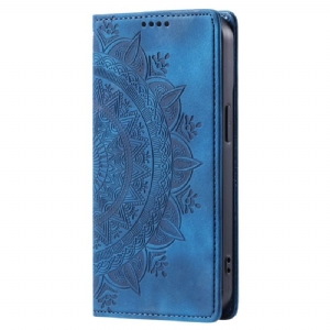 Flip Case Samsung Galaxy A16 5g Handyhülle Mandala-muster In Wildlederoptik