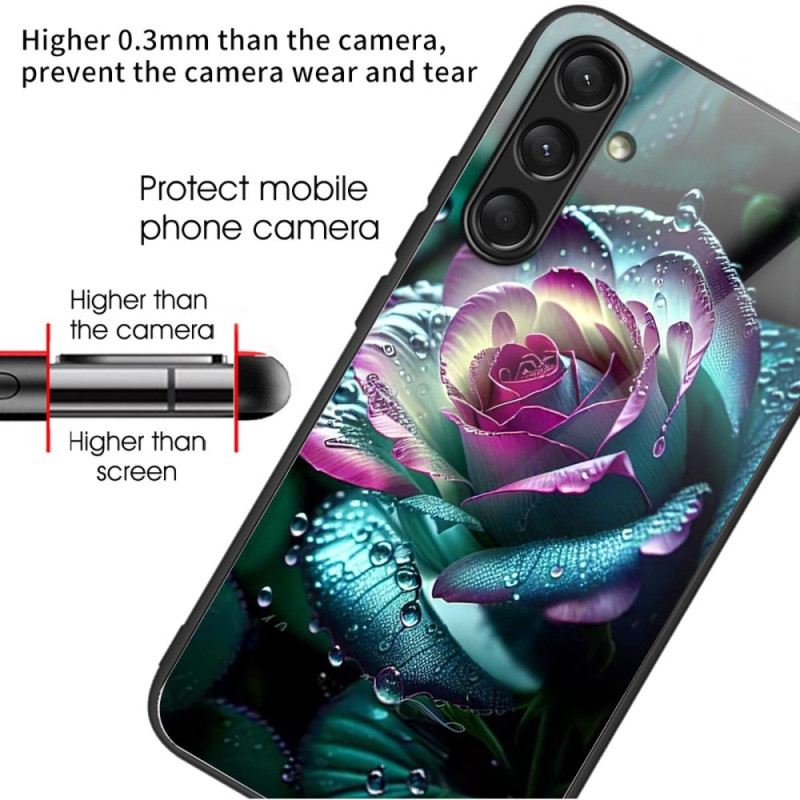 Hülle Für Samsung Galaxy A16 5g Rosa Gehärtetes Glas