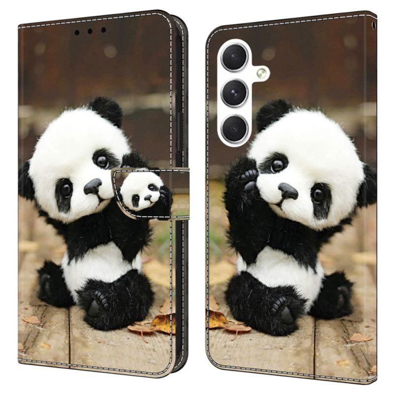 Lederhüllen Für Samsung Galaxy A16 5g Panda