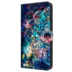 Lederhüllen Samsung Galaxy A16 5g Gyroskopisches Blumenmuster