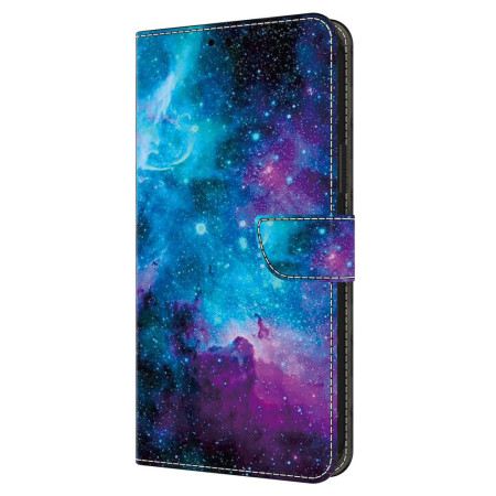 Lederhüllen Samsung Galaxy A16 5g Handyhülle Kosmischer Himmel