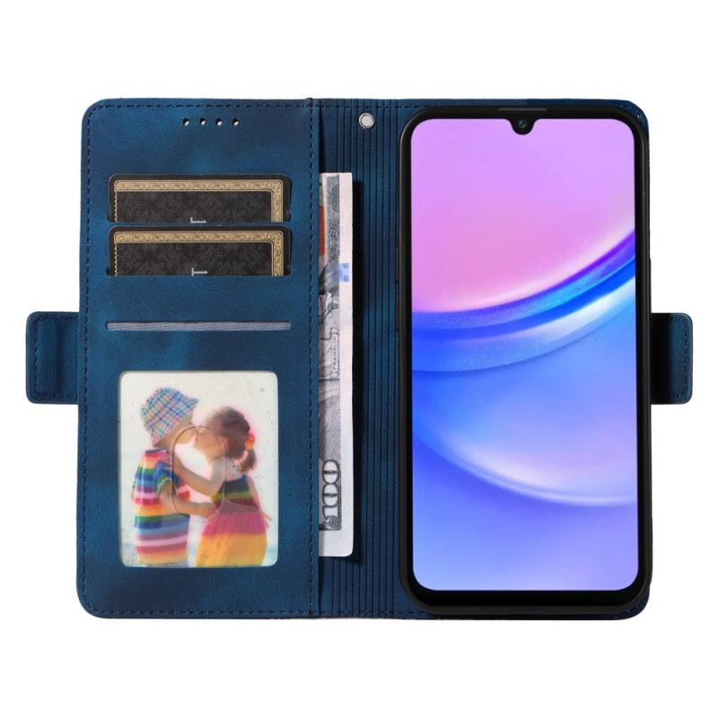 Lederhüllen Samsung Galaxy A16 5g Handyhülle Sternendesign