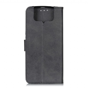 Flip Case Für Asus Zenfone 7 / Zenfone 7 Pro Marius Matter Ledereffekt