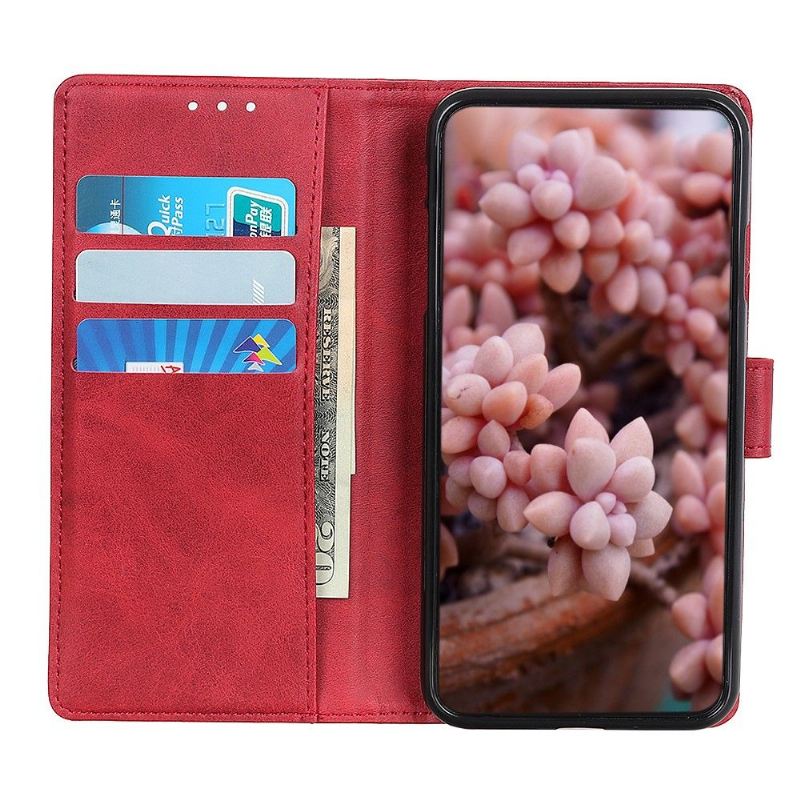 Flip Case Für Asus Zenfone 7 / Zenfone 7 Pro Marius Matter Ledereffekt