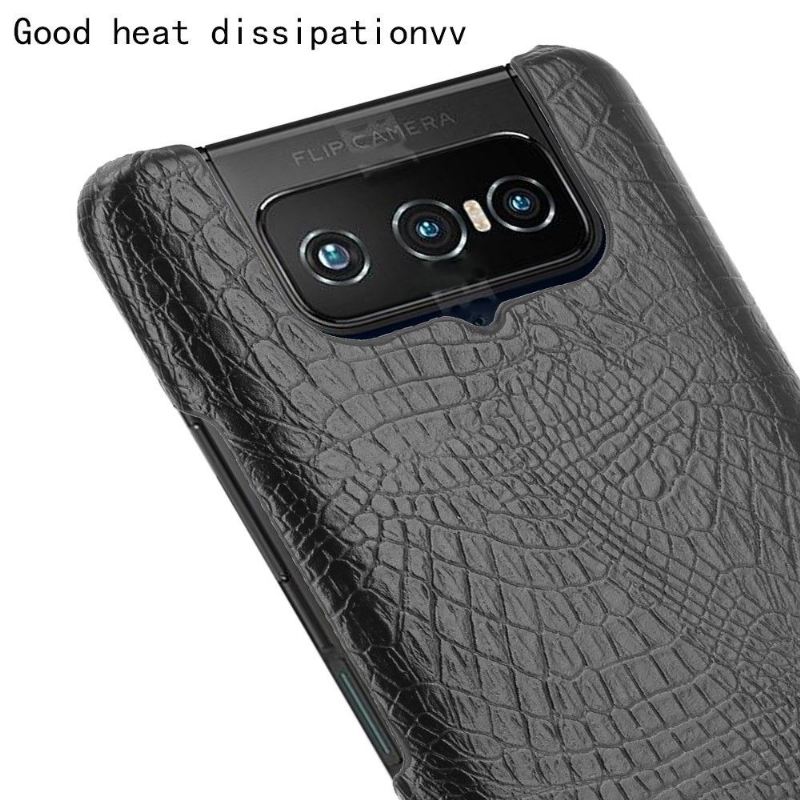 Handyhülle Für Asus Zenfone 7 / Zenfone 7 Pro Croc Skin-effekt