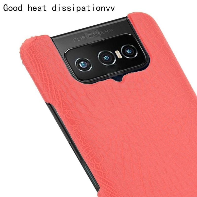 Handyhülle Für Asus Zenfone 7 / Zenfone 7 Pro Croc Skin-effekt