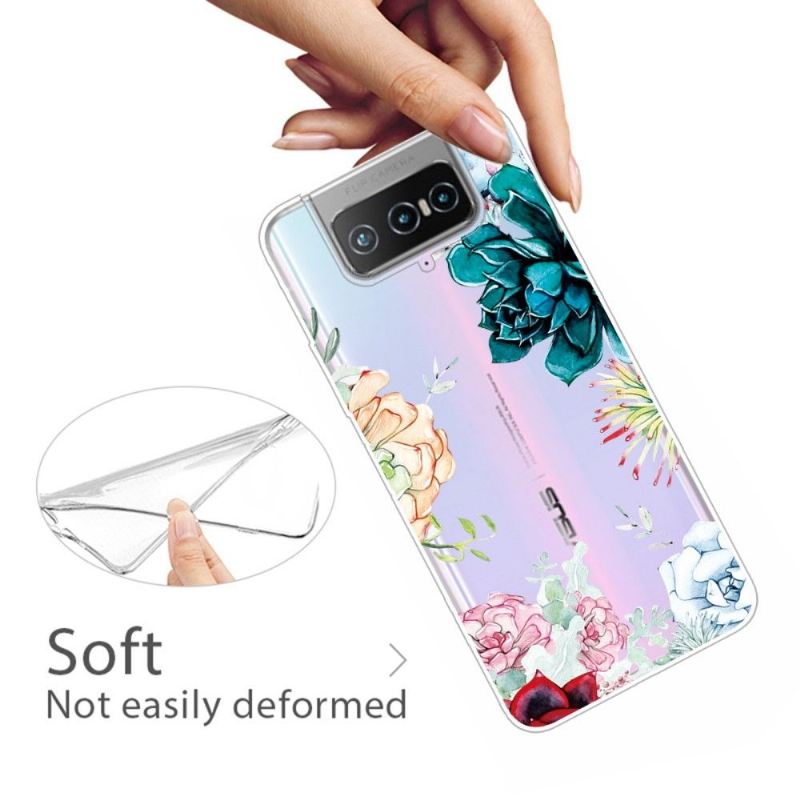 Hülle Für Asus Zenfone 7 / Zenfone 7 Pro Blumenvielfalt