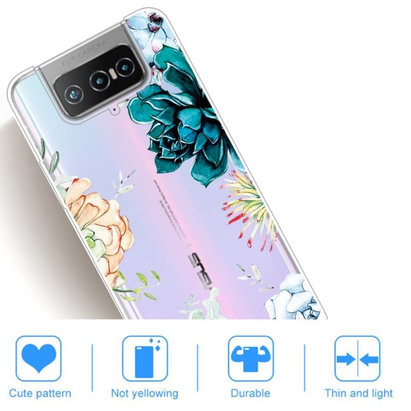 Hülle Für Asus Zenfone 7 / Zenfone 7 Pro Blumenvielfalt