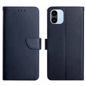 Flip Case Für Xiaomi Redmi A1 Echtes Nappaleder