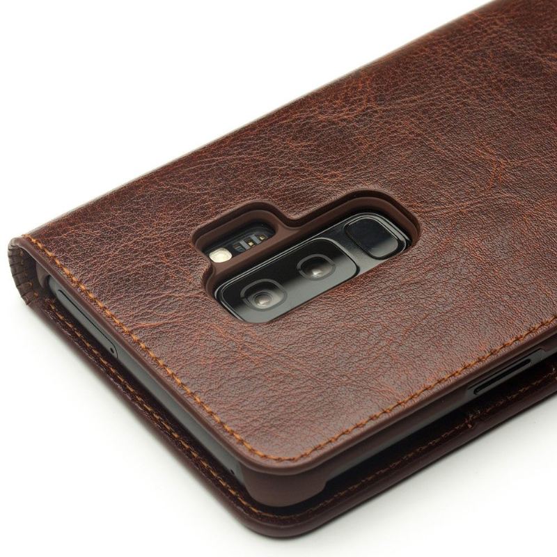 Case Für Samsung Galaxy S9 Plus Schutzhülle Kartenetui Aus Echtem Leder