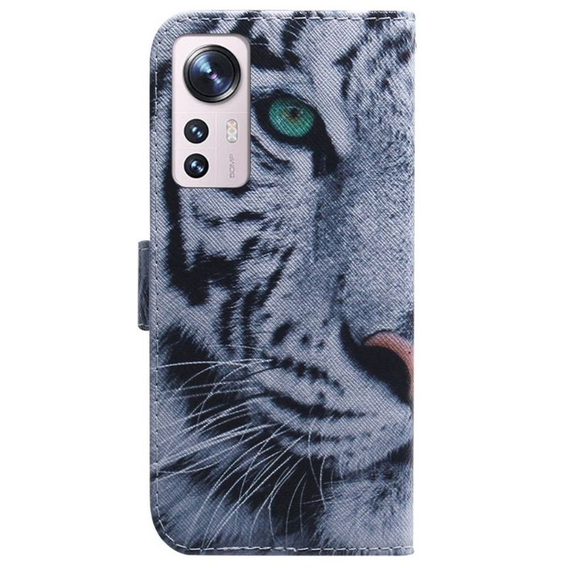 Case Für Xiaomi 12 Weißer Tiger