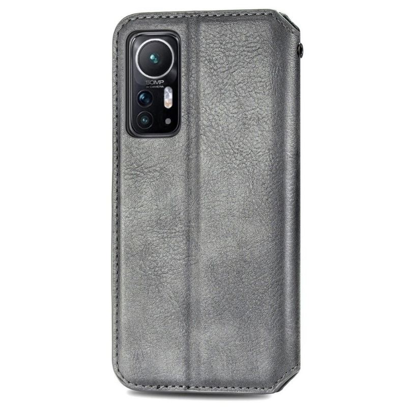 Flip Case Für Xiaomi 12 Kartenhalter Im Kub-design