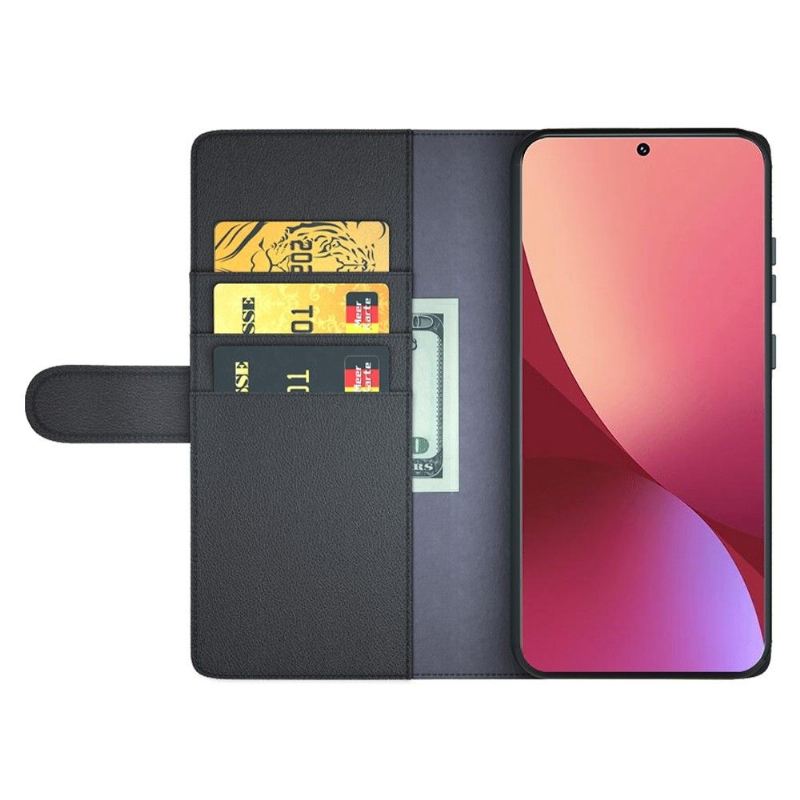 Flip Case Für Xiaomi 12 Premium-leder