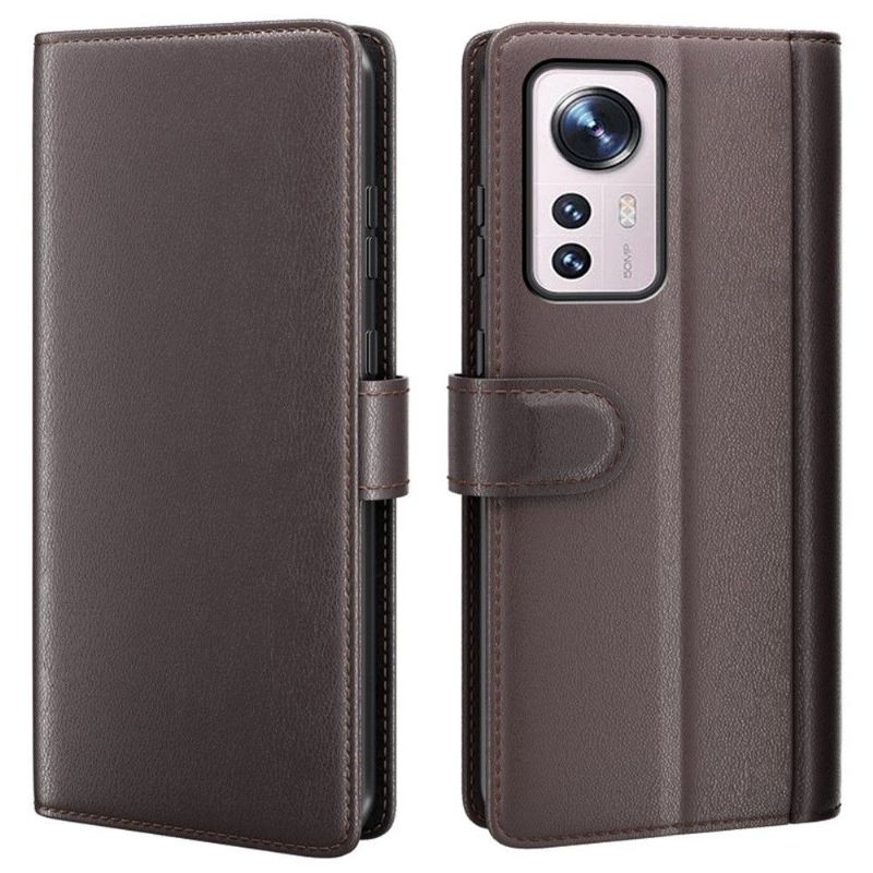 Flip Case Für Xiaomi 12 Premium-leder