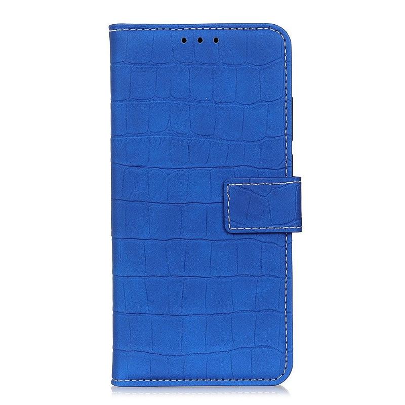 Flip Case Für Xiaomi 12 Ziernähte In Kroko-optik