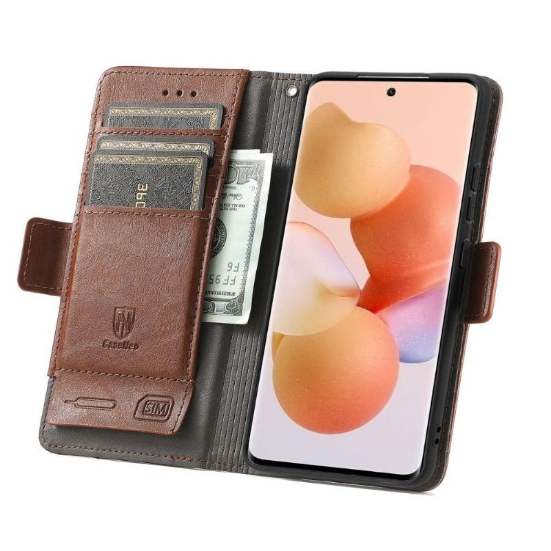 Lederhüllen Für Xiaomi 12 Schutzhülle Flip Case Geschäft Umdrehen