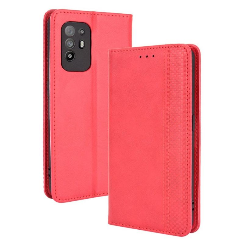 Case Für Oppo A94 5G Der Lederstil Cirénius