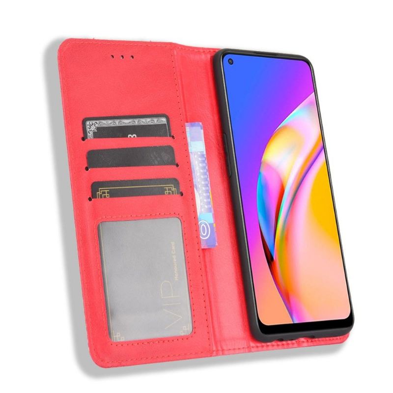 Case Für Oppo A94 5G Der Lederstil Cirénius