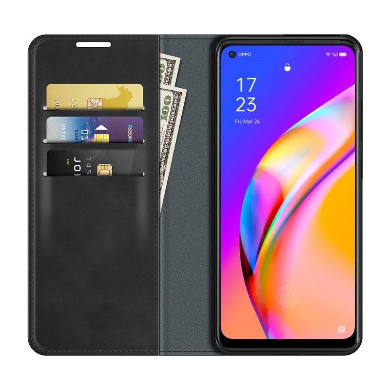 Case Für Oppo A94 5G Standfunktion Aus Kunstleder