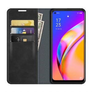 Case Für Oppo A94 5G Standfunktion Aus Kunstleder