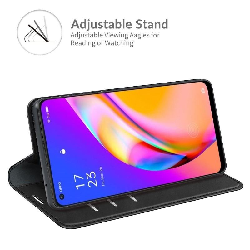 Case Für Oppo A94 5G Standfunktion Aus Kunstleder