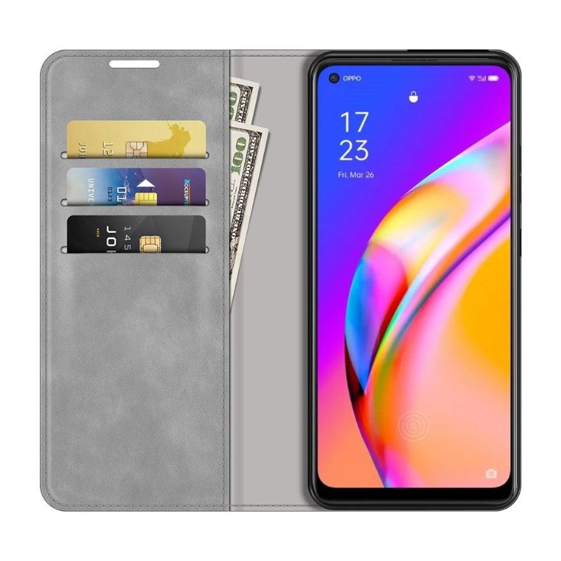 Case Für Oppo A94 5G Standfunktion Aus Kunstleder