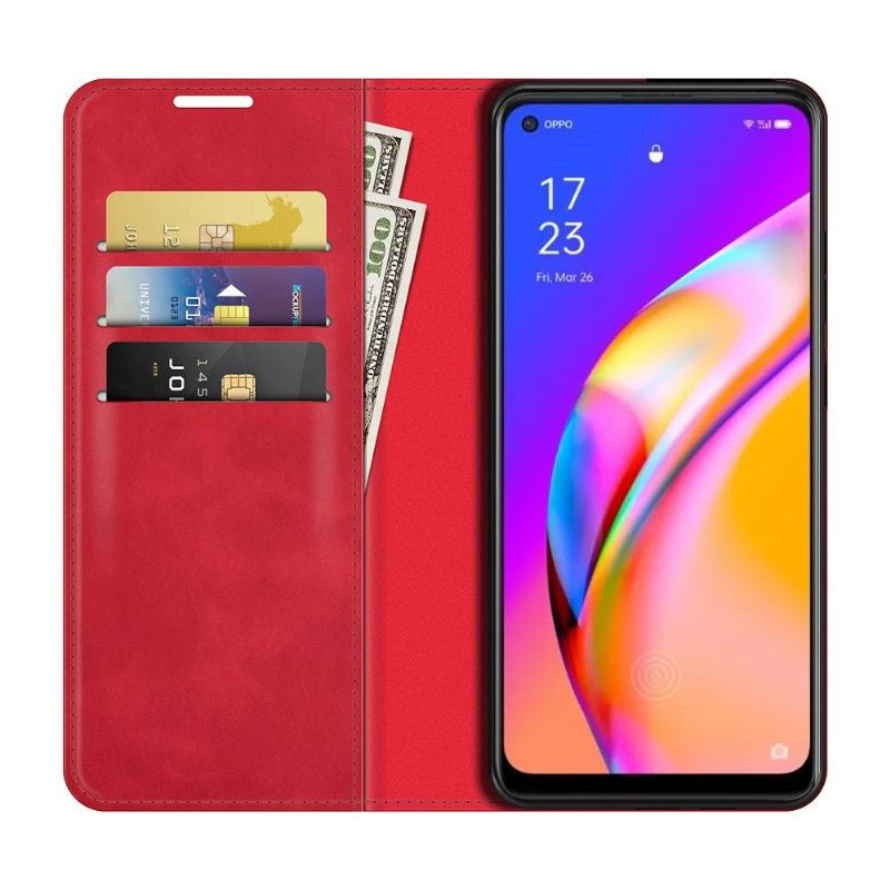 Case Für Oppo A94 5G Standfunktion Aus Kunstleder