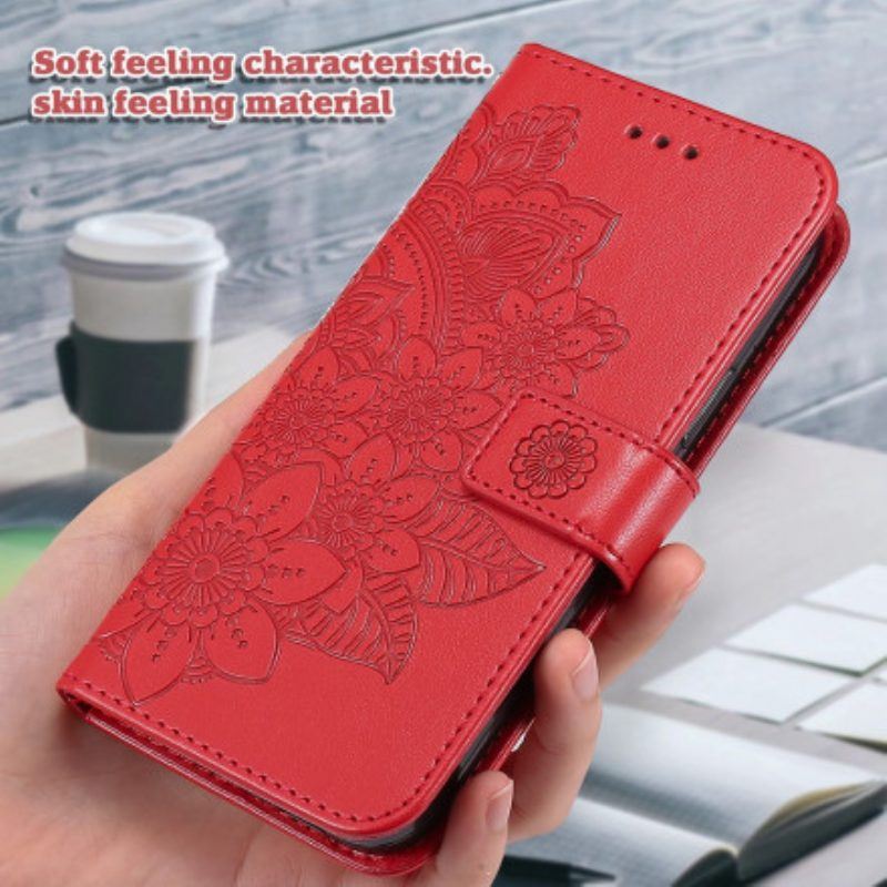 Flip Case Für Oppo A94 5G Blumen-mandala