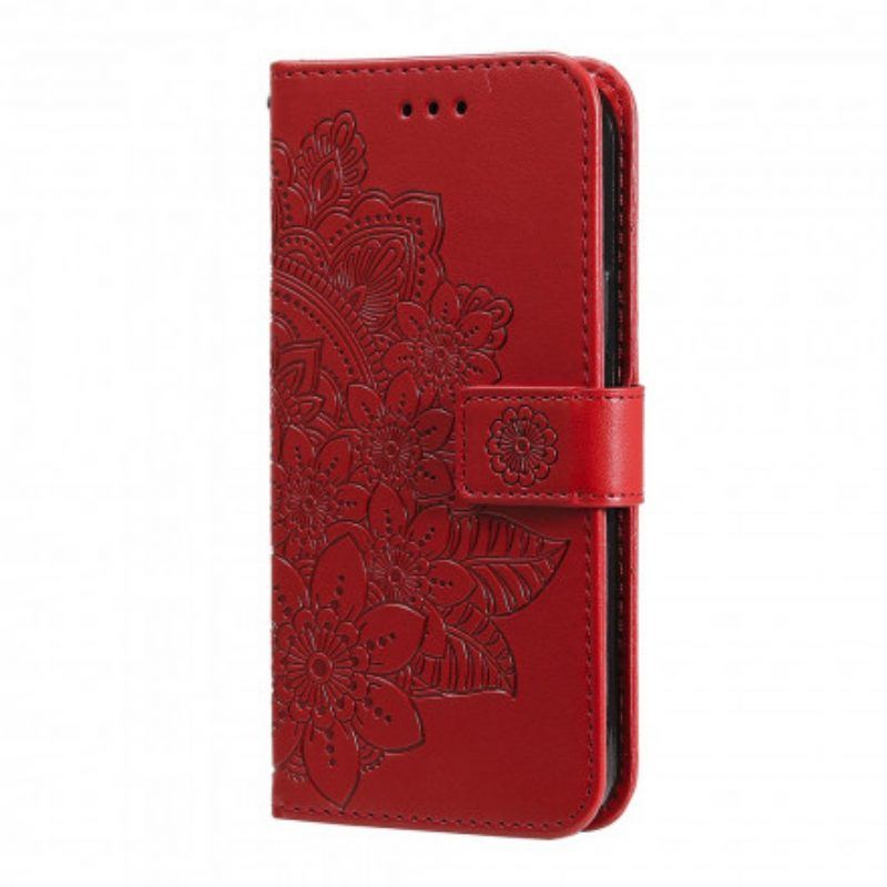 Flip Case Für Oppo A94 5G Blumen-mandala