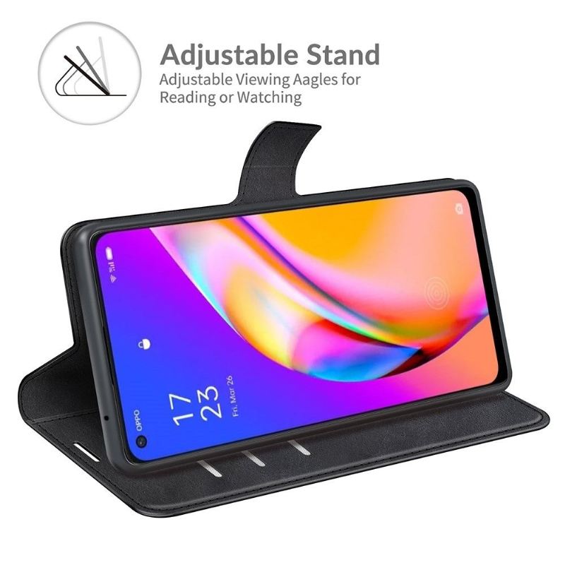 Flip Case Für Oppo A94 5G Brieftasche Lederstil