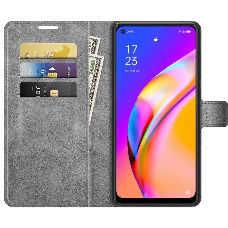 Flip Case Für Oppo A94 5G Brieftasche Lederstil