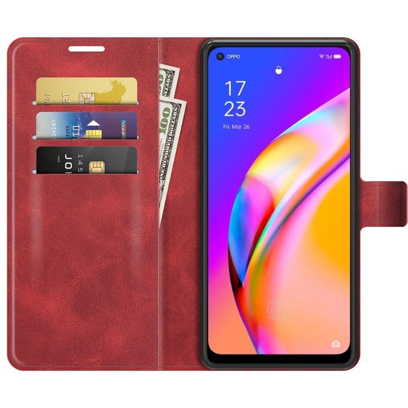 Flip Case Für Oppo A94 5G Brieftasche Lederstil